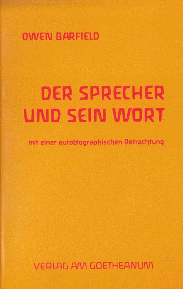 Der Sprecher und sein Wort